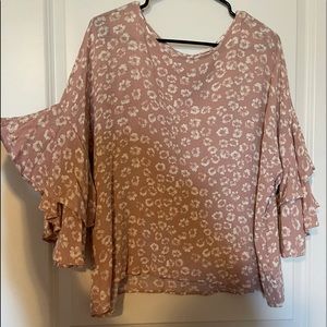 Mauve Floral Blouse